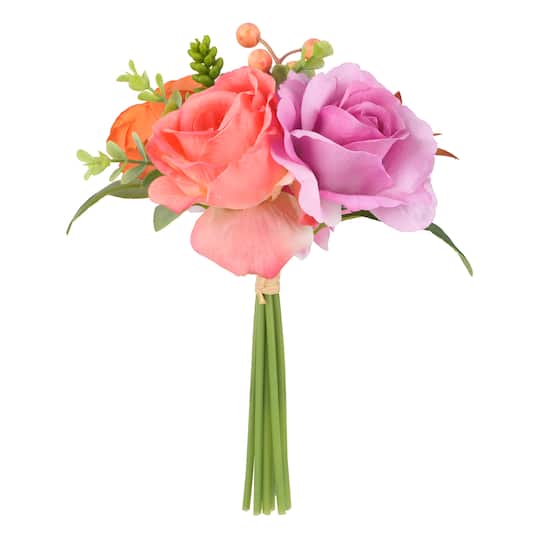 Orange &#x26; Pink Dahlia, Rose &#x26; Succulent Bouquet by Ashland&#xAE;